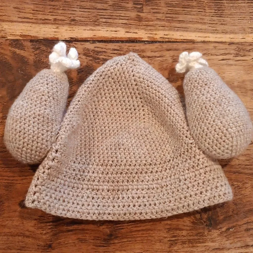 Crochet Turkey Hat One Size